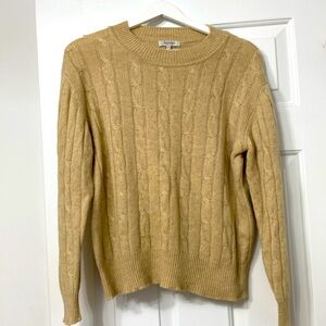 Bartolini cable knit cashmere sweater size large